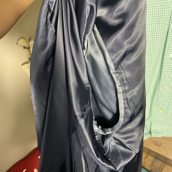 THE BLK TUX 46XS Tollegno 1900 Suit Jacket Men's Blazer Blue 100% Merino Wool - Picture 13 of 13